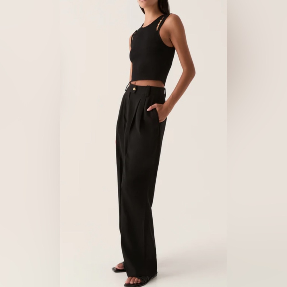 Aje Harlem pleat front pant size aus 6/us 2 - Picture 3 of 9